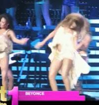 Beyonce Dancing A Bit Too Hard