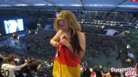 Flashing At Public Viewing In Germany