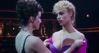 Gina Gershon Slowly Caressing Elizabeth Berkley's Hard Nipples In Showgirls