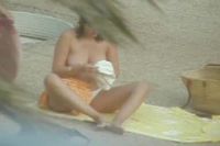 Topless Pool Girl