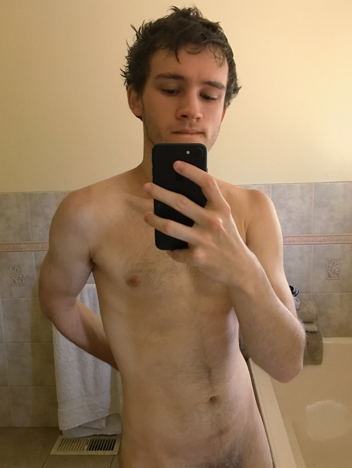 Body hair is slowly coming back