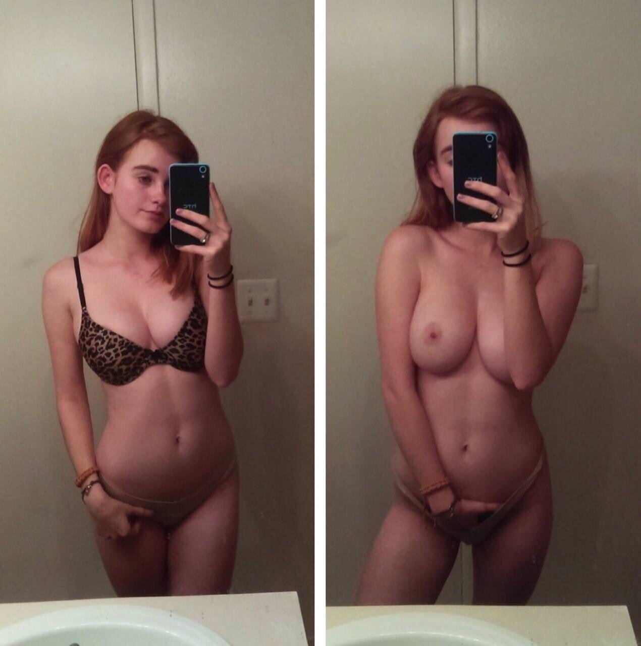 Shy Redhead (X-post from r/BustyPetite) (by batmore)[x-post from BiggerThanYouThought]