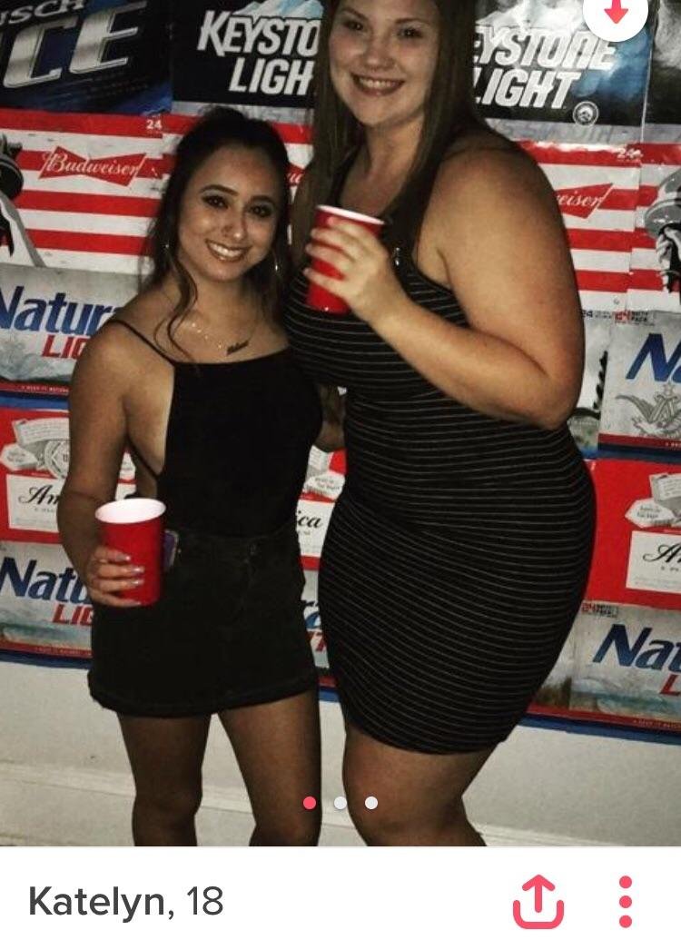 Found on tinder (she’s the big one)