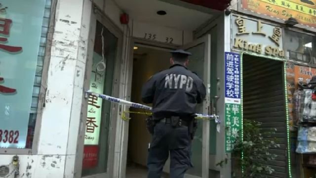 Queens massage parlor worker falls to death during NYPD raid