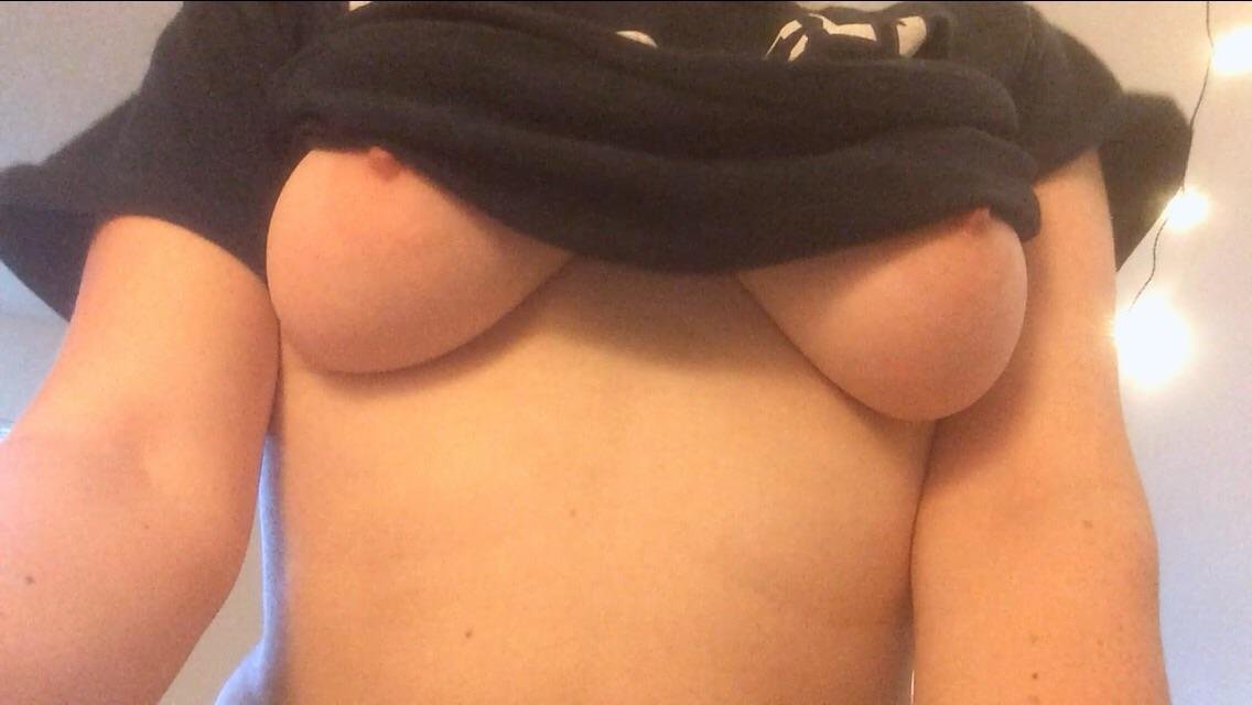 I think I'm constantly horny because there's always a pair of tits right here to play with