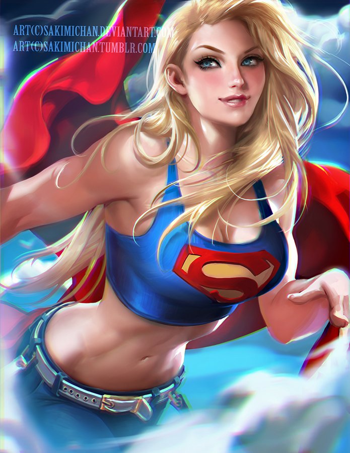 Supergirl Casual by Sakimi Chan