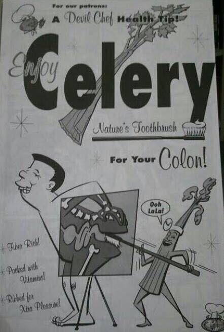 I don't think I like celery anymore
