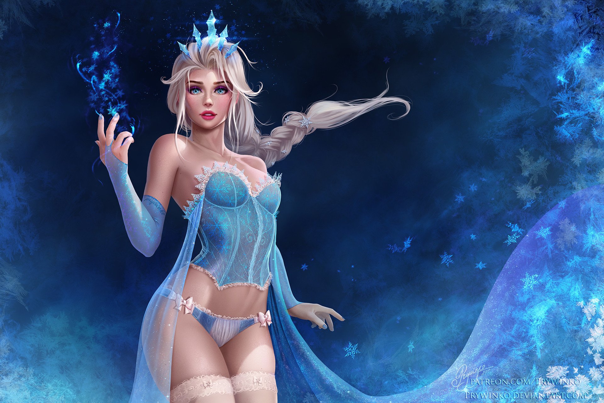 Snow Queen Elsa by Prywinko Art