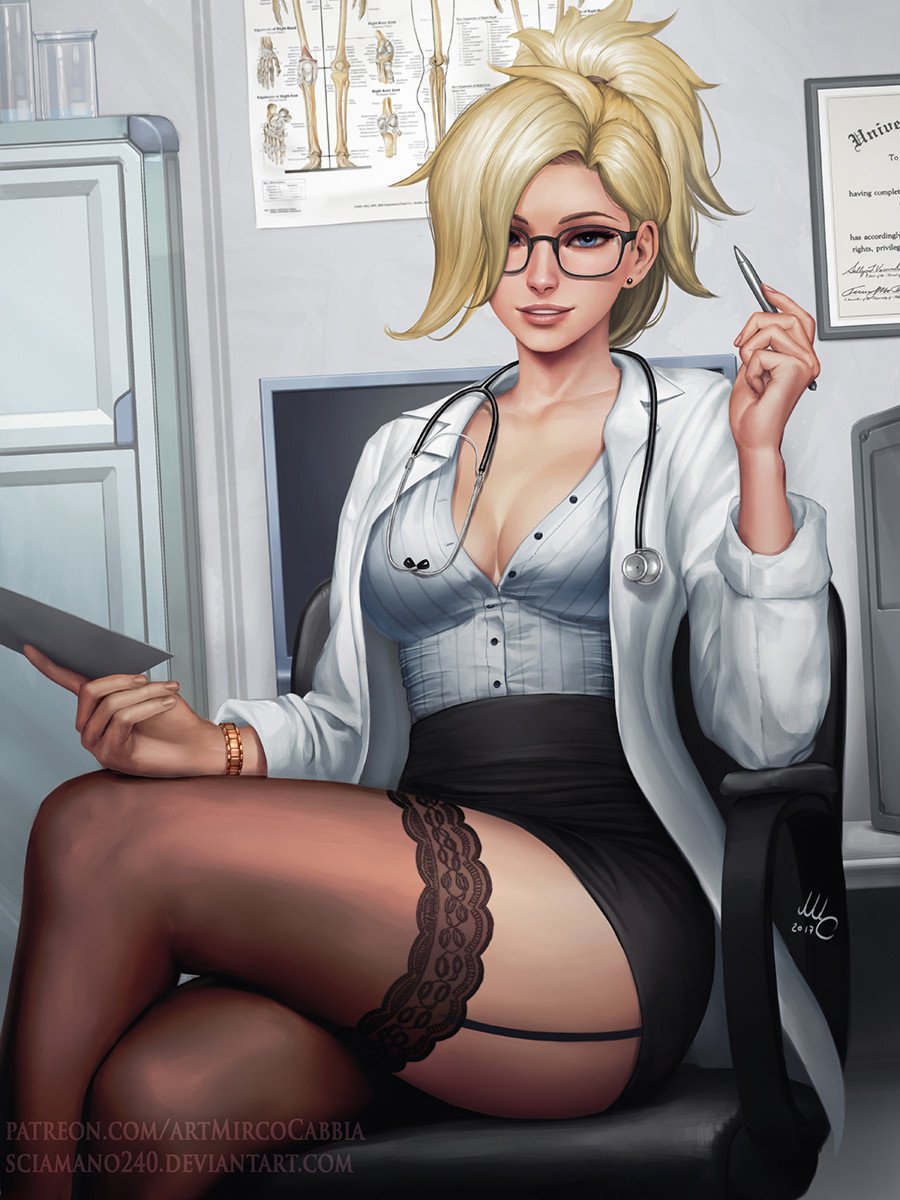 Doctor Mercy - Overwatch by Mirco Cabbia