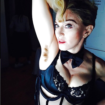Madonna Hairy Armpits