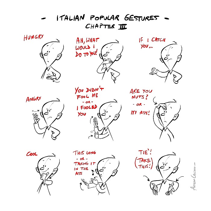 Illustrated Guide to Italian Hand Gestures