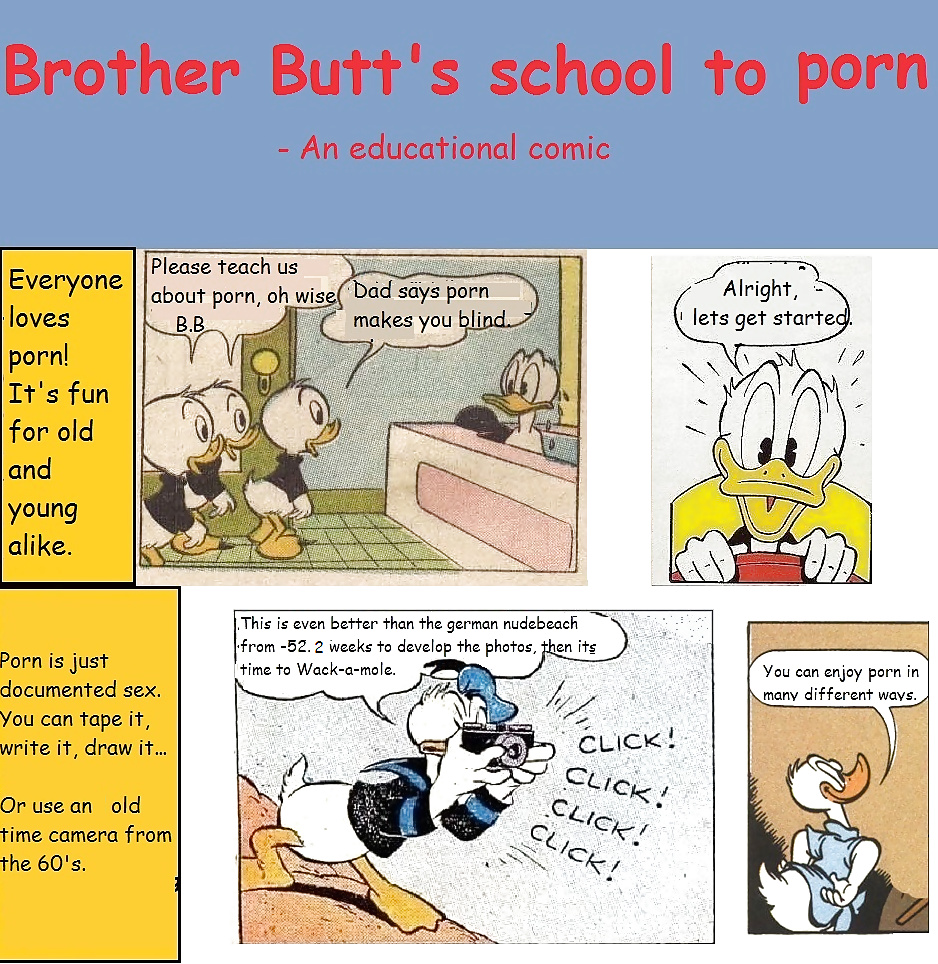 Brother Butt's school to porn