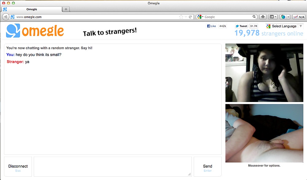 Small dick omegle webchat