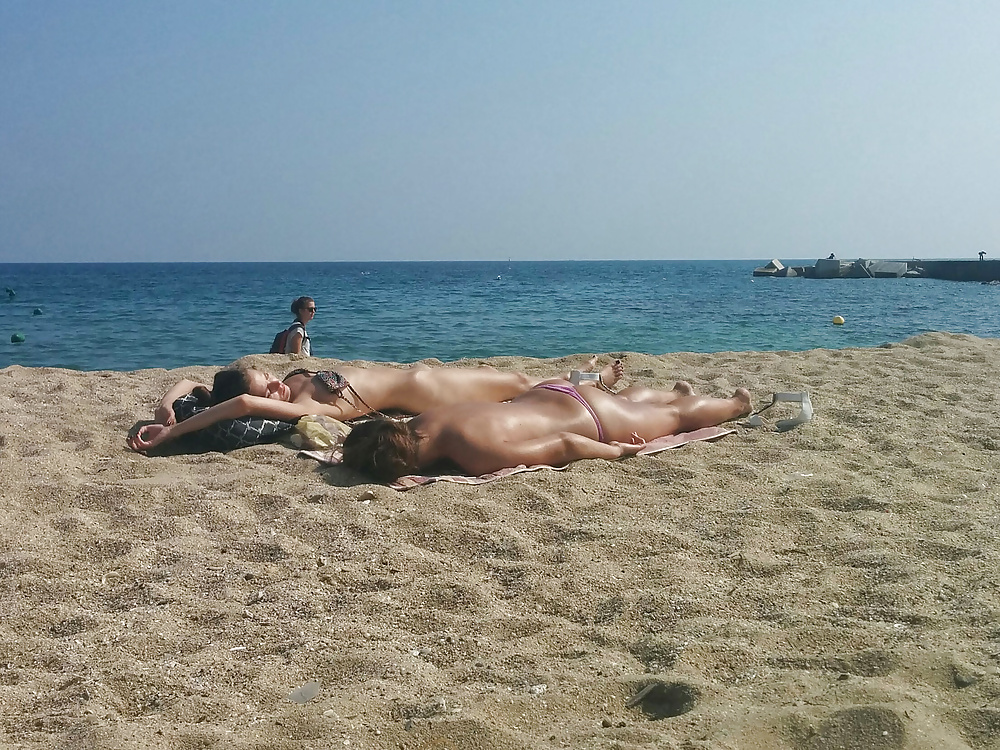 Barcelona nude beach bitches