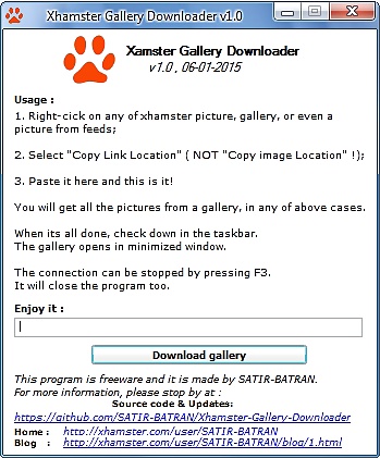 Xhamster Gallery Downloader