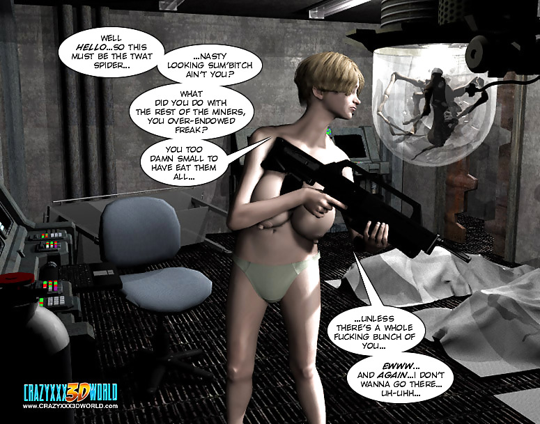 3D Comic: Spermaliens 1. Part 2