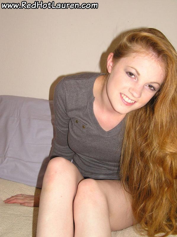 naughty sluty redhead teen in black stripping
