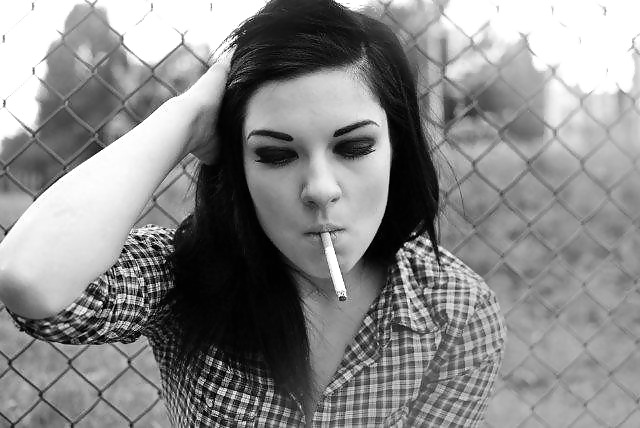 Smoking 007 - Black and White