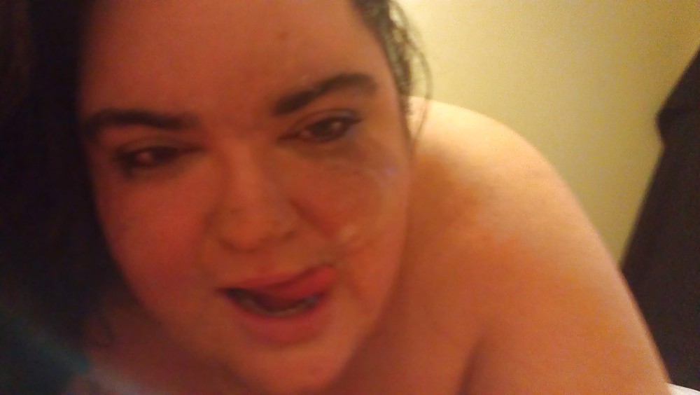 Well used bbw slut with facial