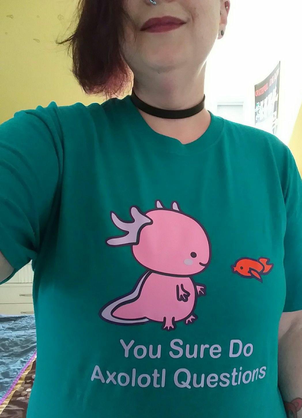 I made a special shirt to wear to the aquarium! 