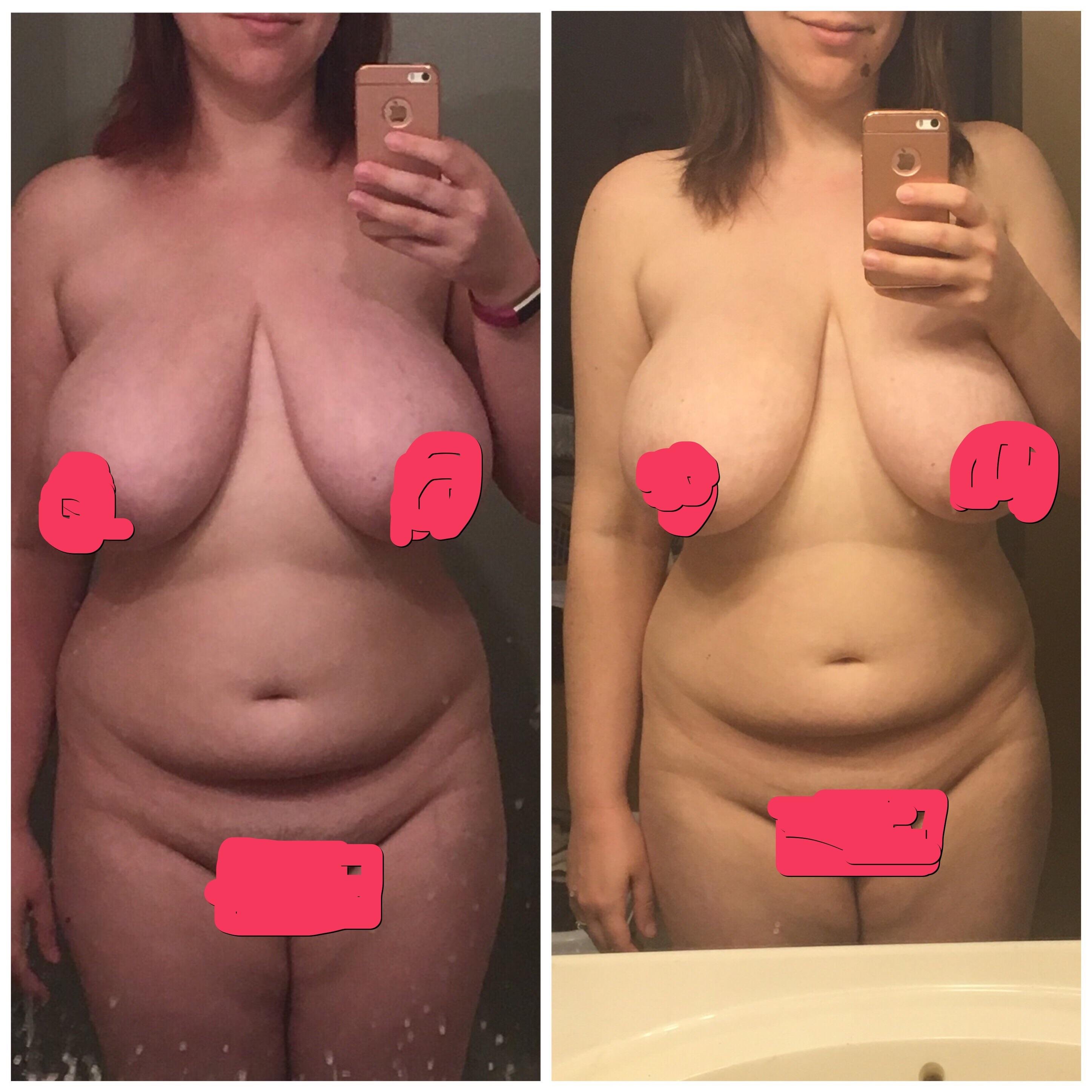 5 months. 160lbs &gt; 145lbs. Still struggling with my body image/feeling good naked, but proud of my progress!