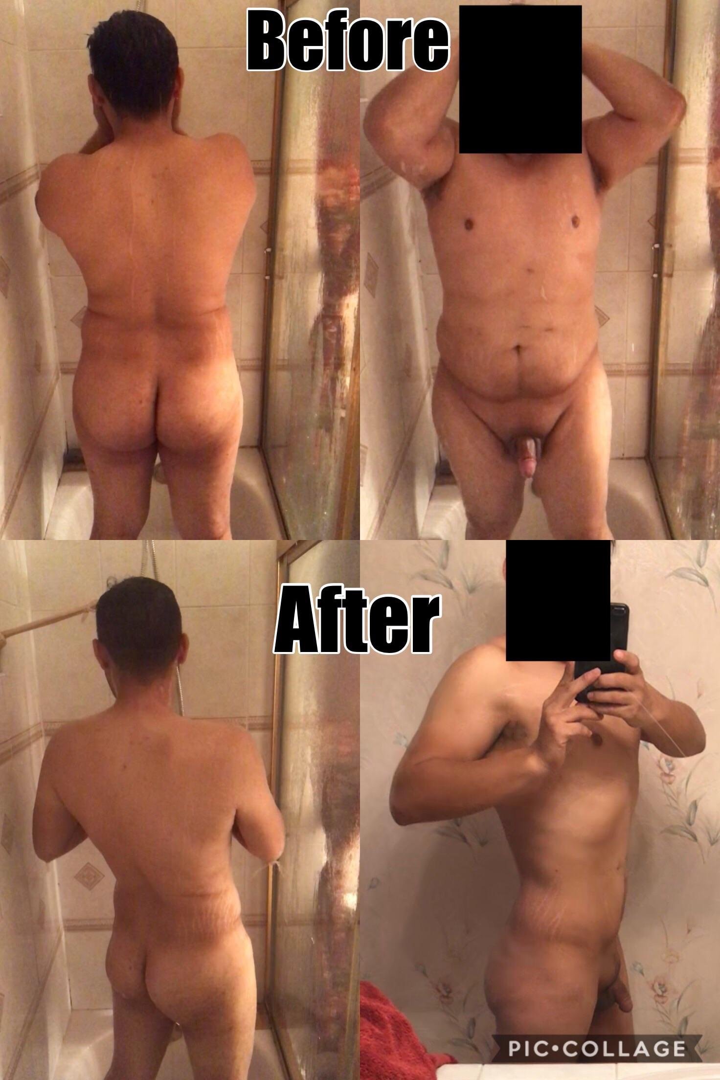 M / 5’7” / 162lbs progress pics. -65lbs and counting. (Update)