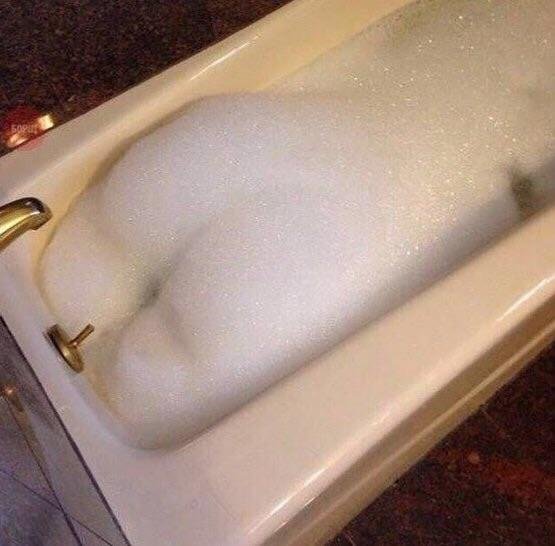 I love a good hot bath