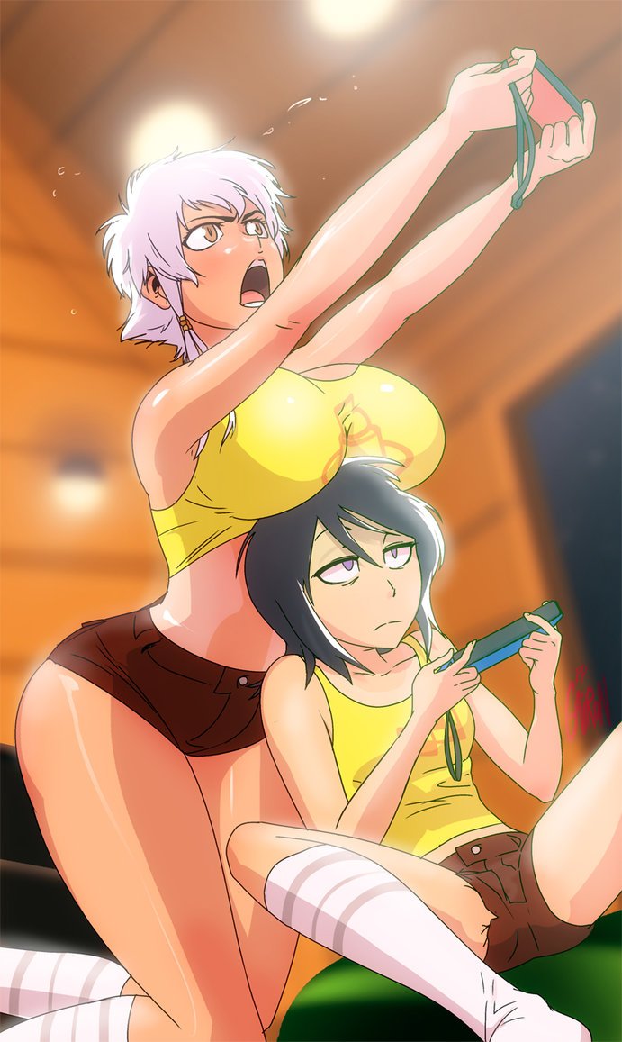 Isane is so THICC has her tits on top of Rukia