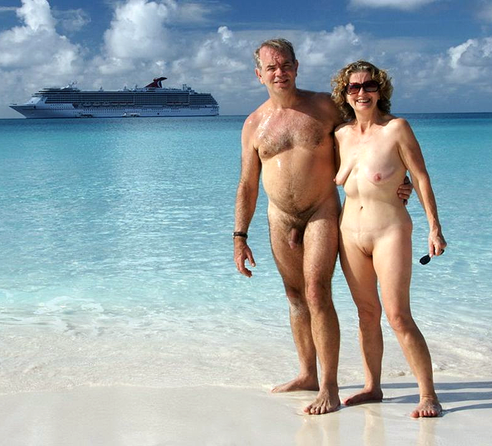 We went on a cruise and tried a nude beach for the first time!