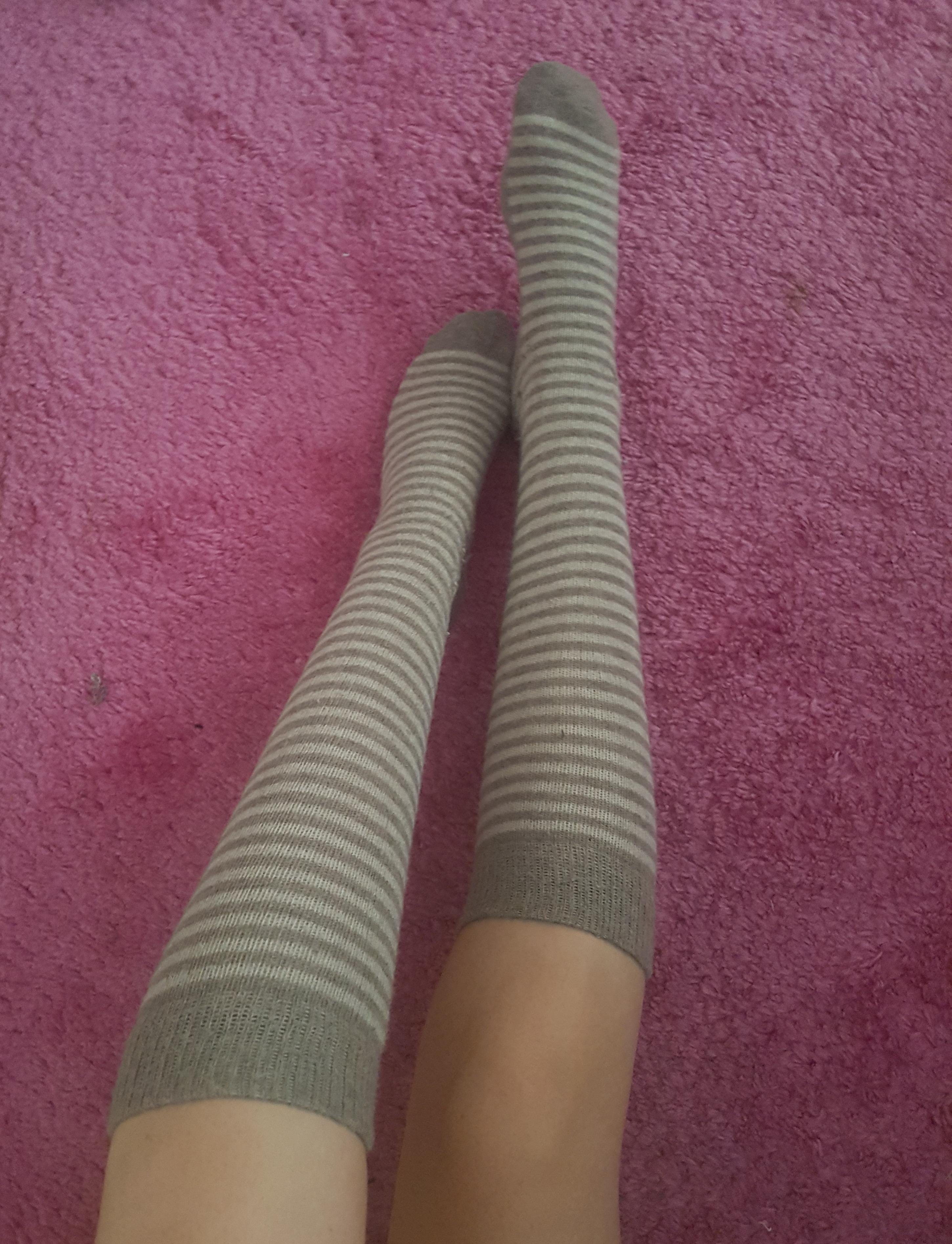 How cute are these knee highs! 