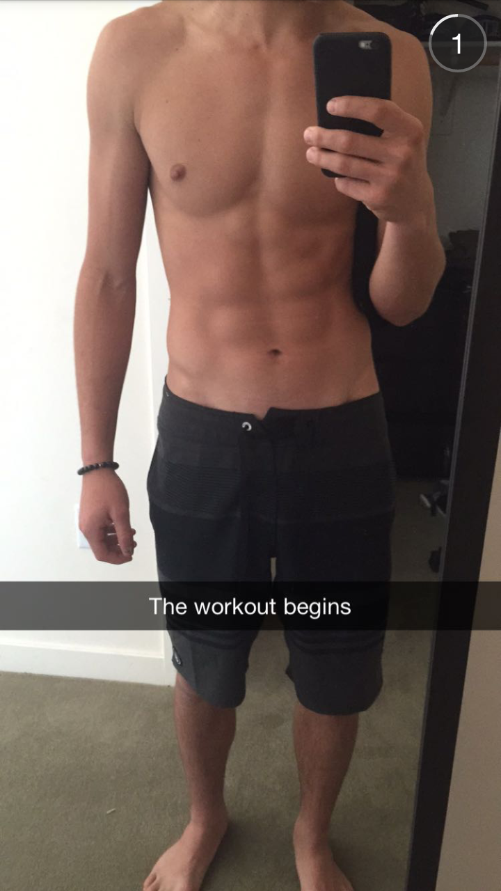 "The workout begins"