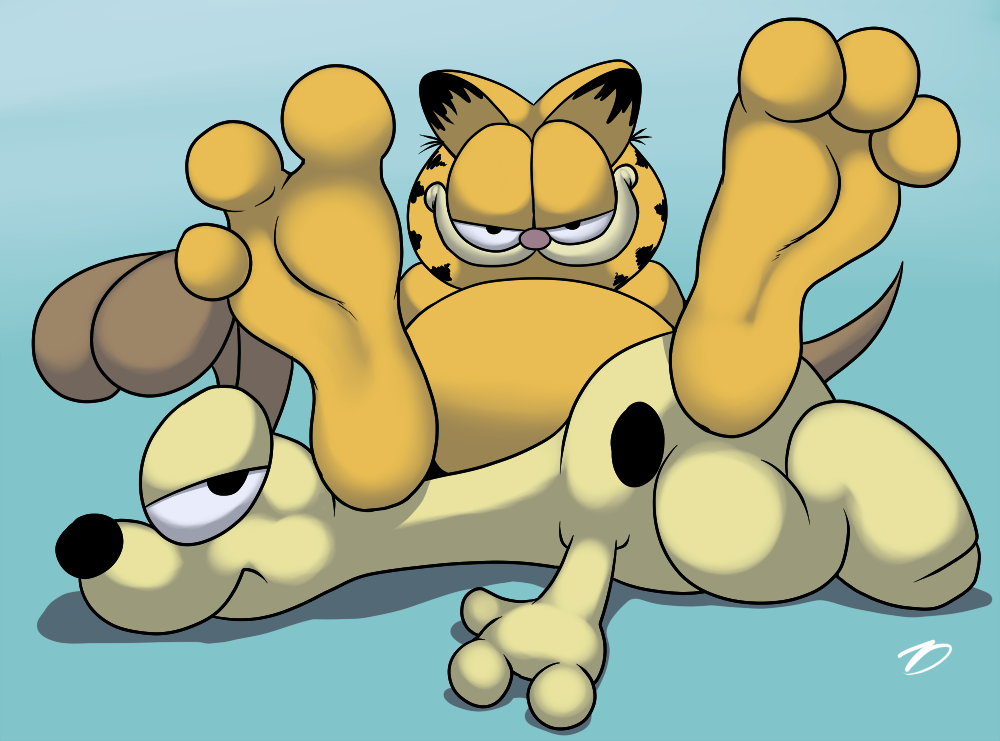 Garfield's Big Sexy Feet