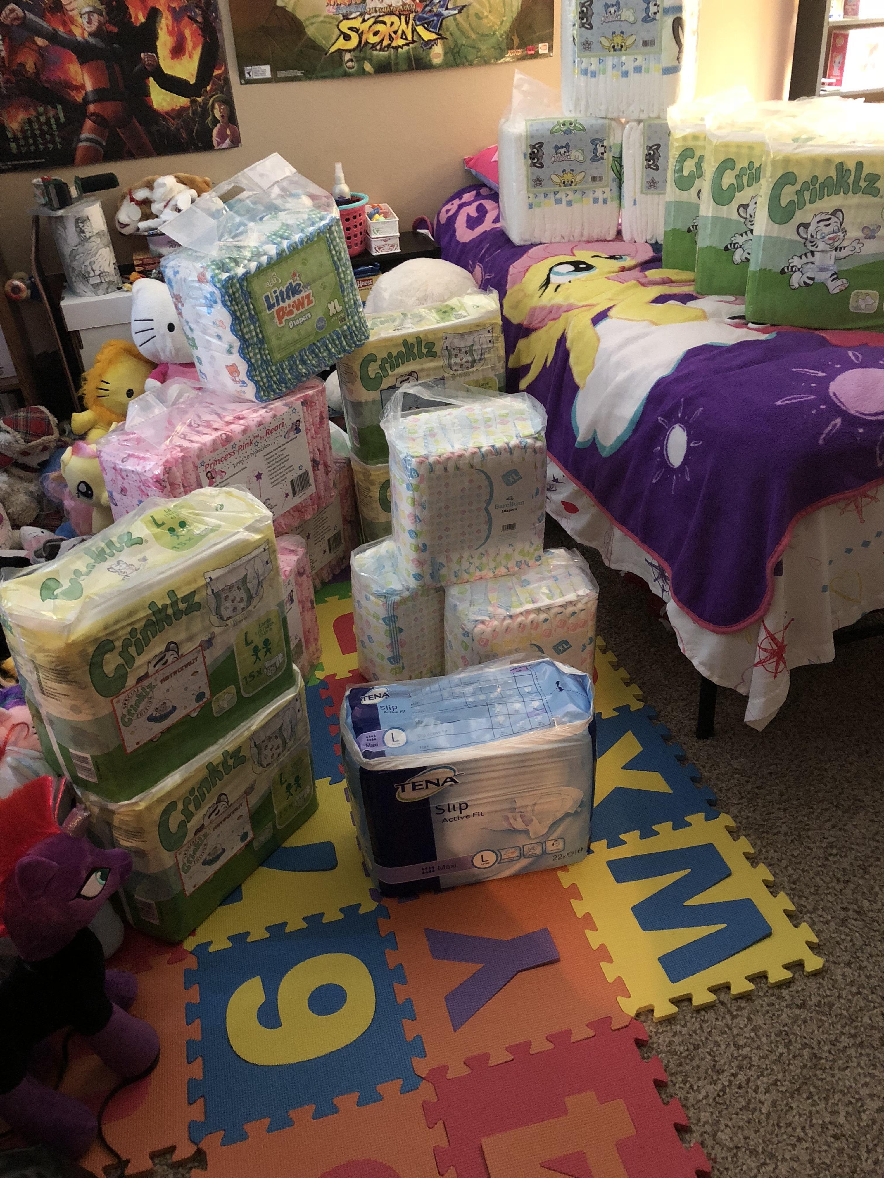 So many diapers!!!!