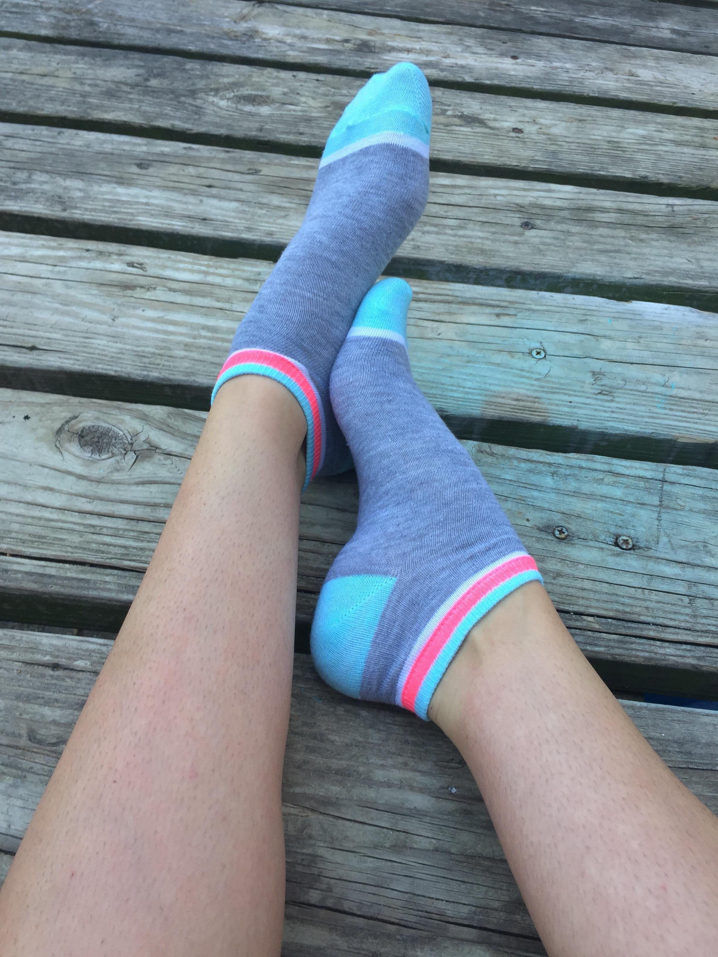 Pretty socks on pretty feet