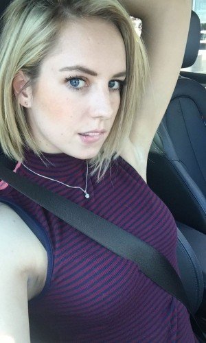 In the car