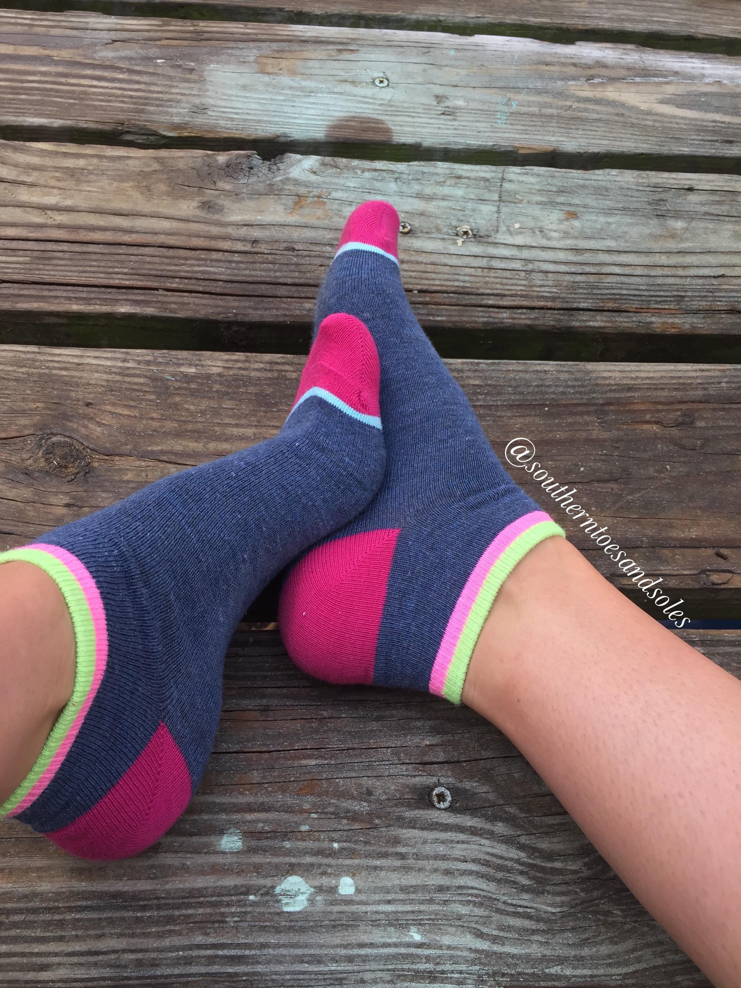 Colorful socks are my kryptonite