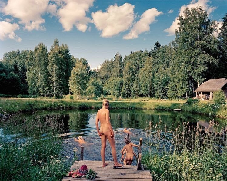 Who doesn't want a lake out back where clothes are optional?