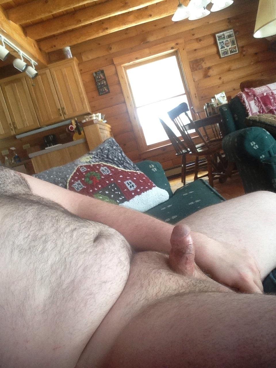 Alone at my cabin and decided to have some fun:)