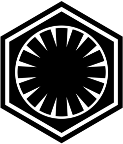 So I know the First Order insignia is supposed to be super menacing and