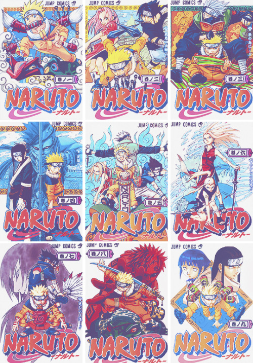 misakachan: Naruto Manga Covers