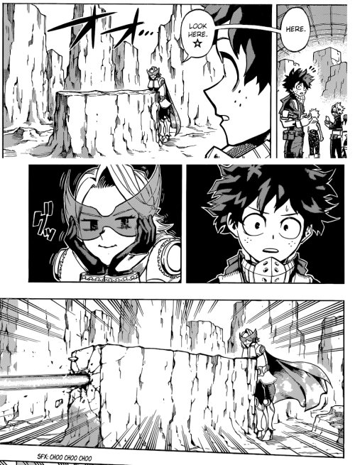 glubbity: this is the gayest page in the whole bnha manga so far i always