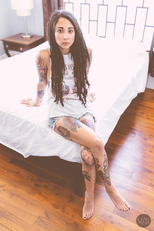 inked-females: Galaxy Follow us on Twitter @inkedfemales Wow. I could marry her. Dream girl.