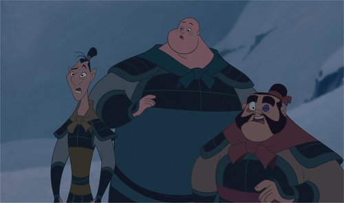 the-ice-castle: You know, one thing i like about Mulan is how Yao, Ling
