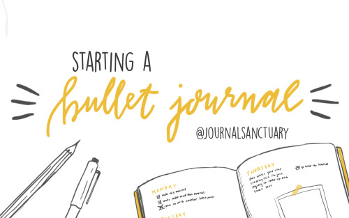 journalsanctuary: Starting a bullet journal - a tutorial Tips for anyone who’d like to start a bullet journal but doesn’t know how/where to begin :) Keep reading like