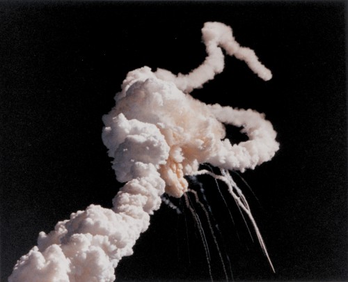  The Challenger Disaster - space shuttle Challenger disintegrates on January 28, 1986. 