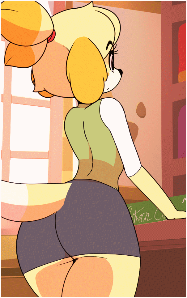Isabelle teasing her sweet mayor [F] (civibes)