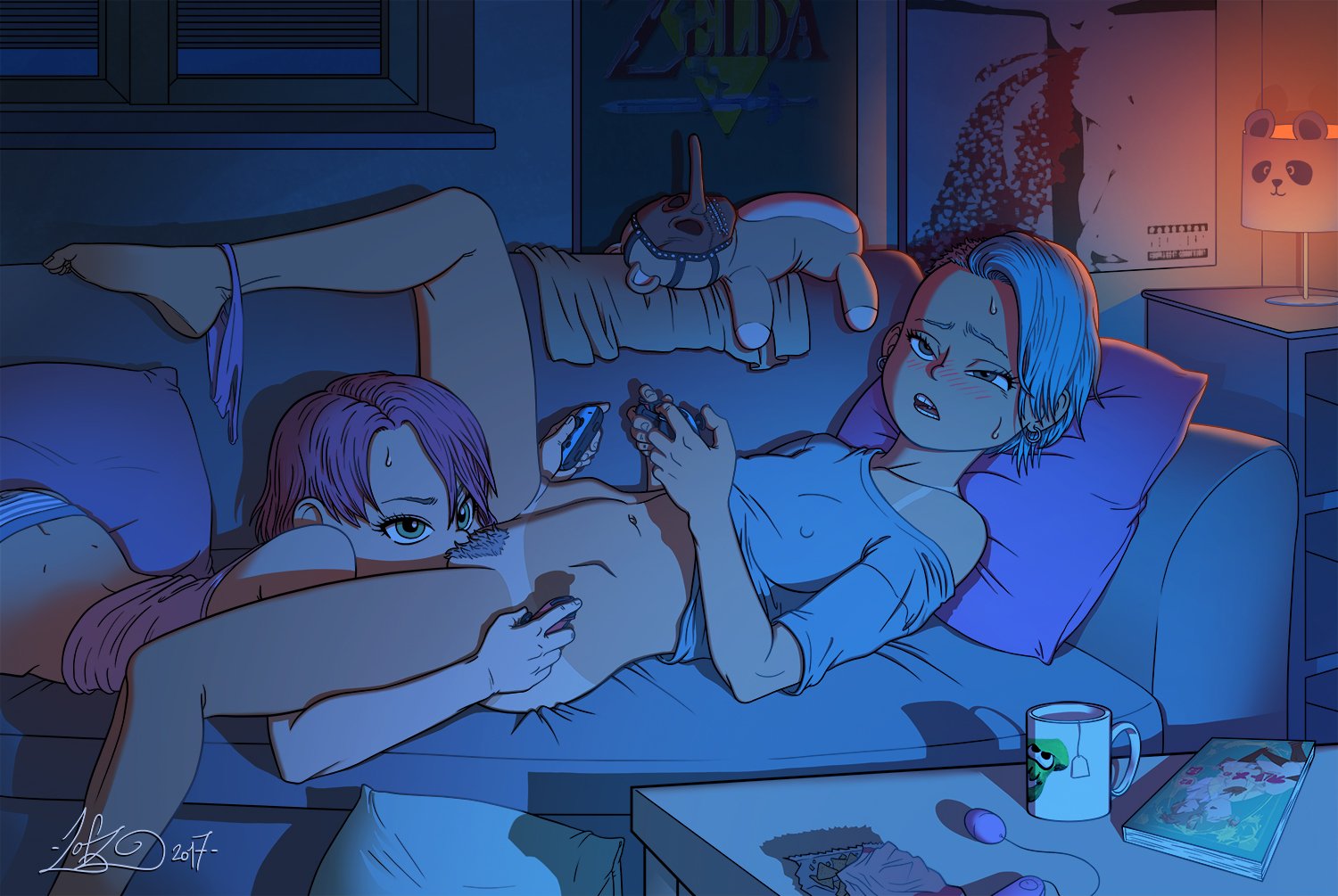 Night of the lesbian gamer chicks. (By Folo)