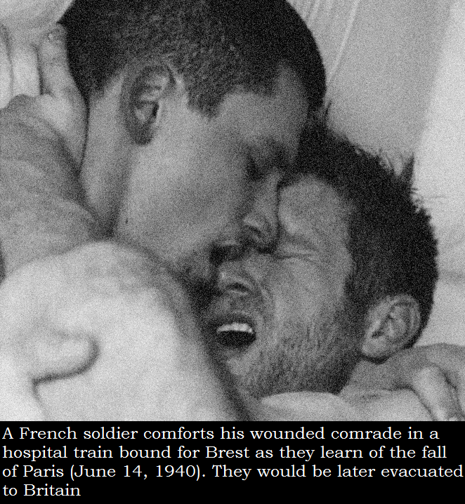 Weeping Frenchman, 1940 (x-post from r/FakeHistoryPorn)