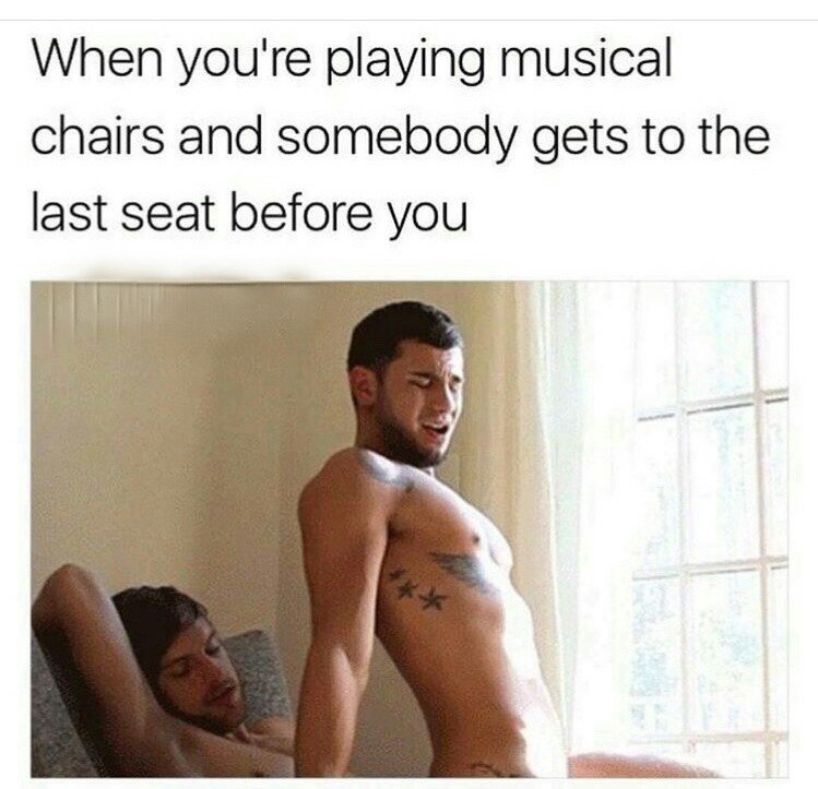 When you're playing musical chairs