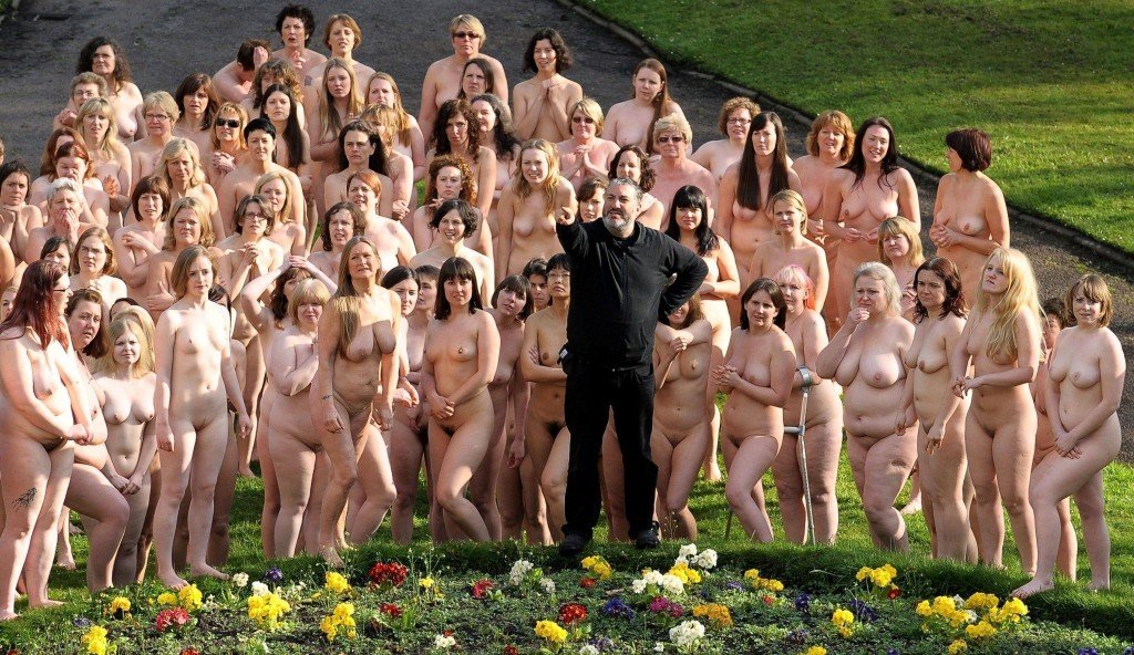 Massive Group of Nude Women